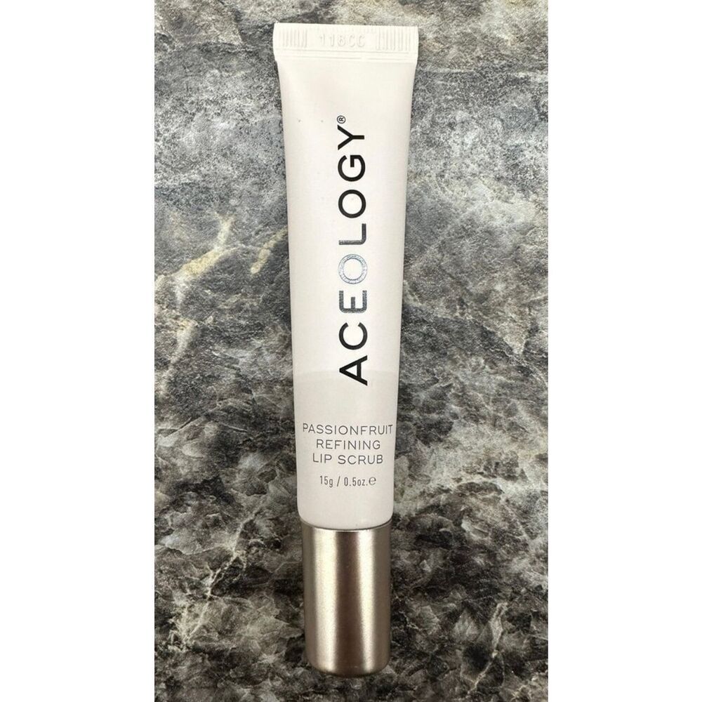 ACEOLOGY-NWT - Passionfruit Refining Lip Scrub. Full Size/Sealed Product/No Boz - Picture 14 of 14